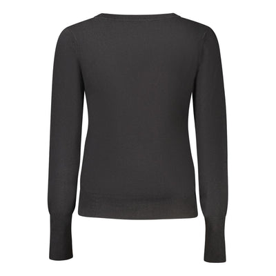 Guess Jeans Schwarze Viskose Damen Strickjacke