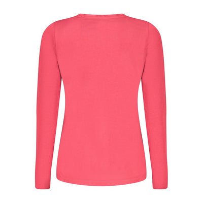 Pepe Jeans Rotes Baumwoll-T-Shirt für Frauen