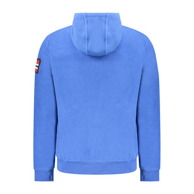 Norway 1963 Blauer Polyester-Pullover für Männer