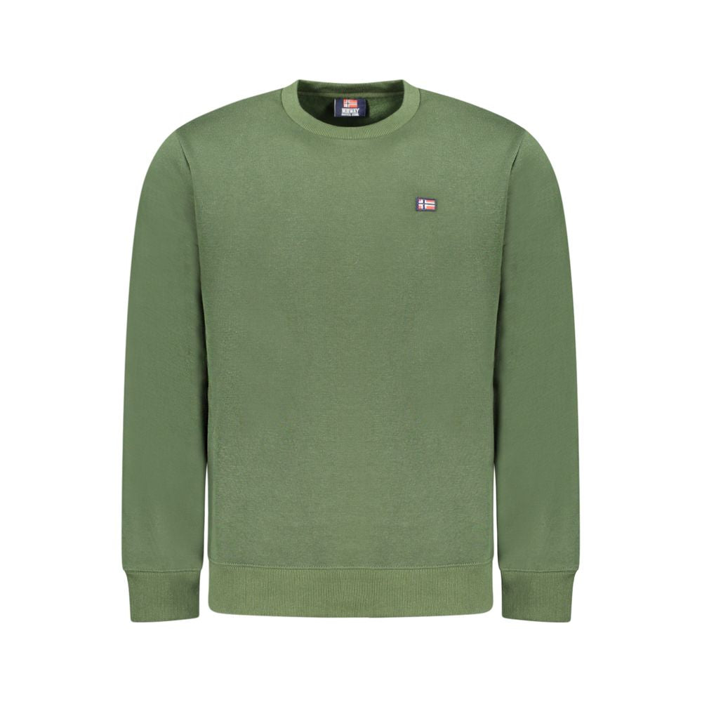 Norway 1963 Grüner Baumwollpullover für Männer