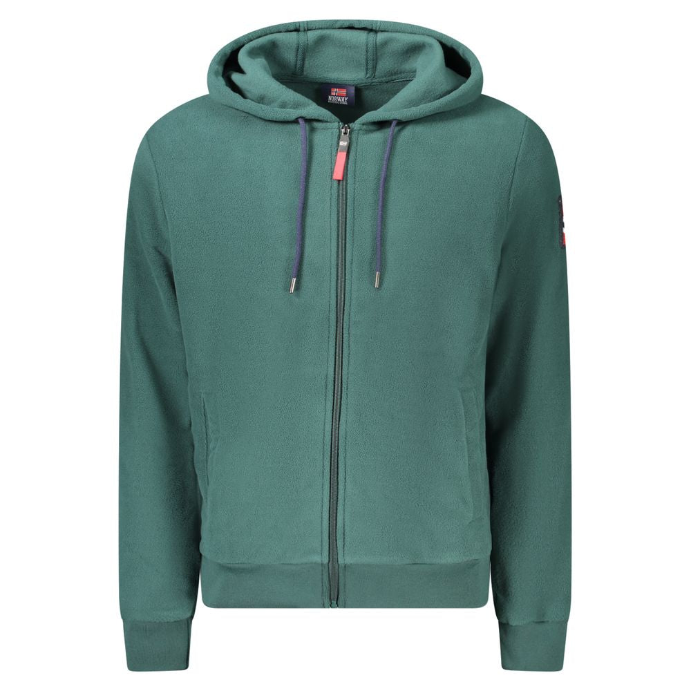 Norway 1963 Grüner Polyester-Pullover für Männer