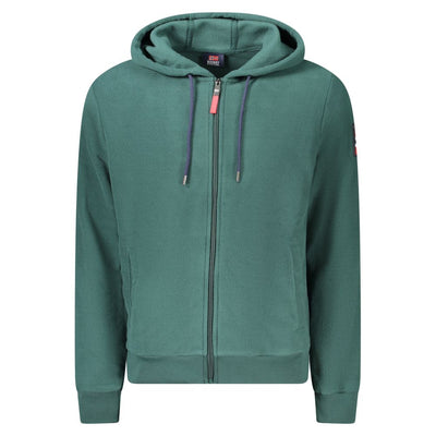 Norway 1963 Grüner Polyester-Pullover für Männer