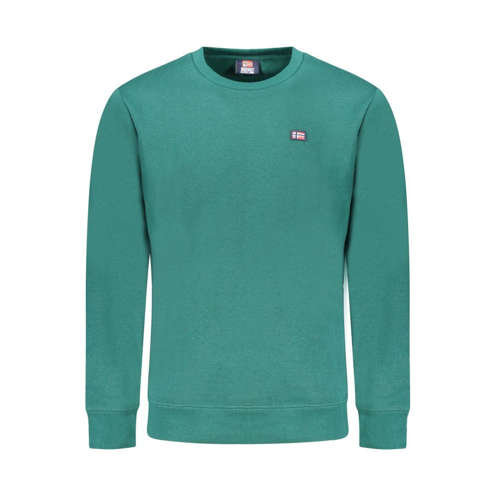 Norway 1963 Grüner Herrenpullover aus Baumwolle
