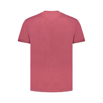 Tommy Hilfiger Rotes Baumwolle Männer T-Shirt