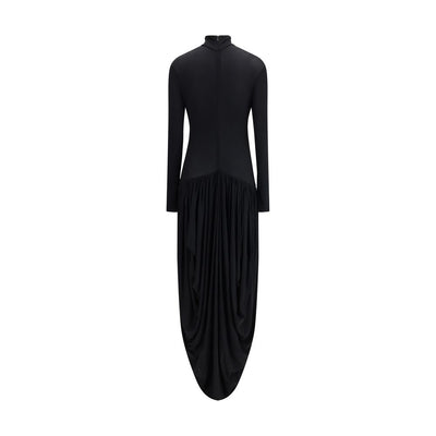 Magda Butrym Langes Kleid mit Rollkragen