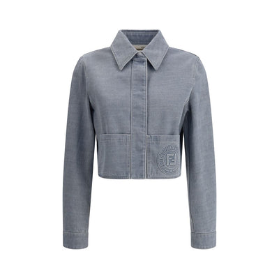 Fendi Gekürzte Jeansjacke